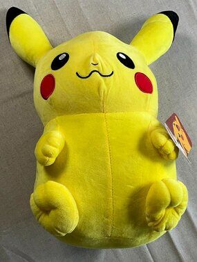 NWTs Toy Factory Pokémon Pikachu Plush Yellow Official Licensed 2022 14"